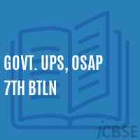 Govt. Ups, Osap 7Th Btln Middle School Logo