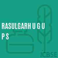 Rasulgarh U G U P S Middle School Logo