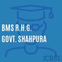 Bms R.H.G. Govt. Shahpura Middle School Logo