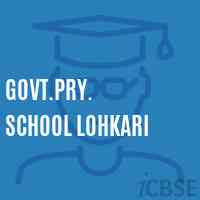 Govt.Pry. School Lohkari Logo