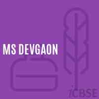 Ms Devgaon Middle School Logo