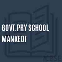 Govt.Pry School Mankedi Logo