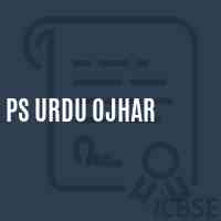 Ps Urdu Ojhar Primary School Logo