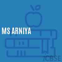 Ms Arniya Middle School Logo