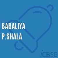 Babaliya P.Shala Middle School Logo