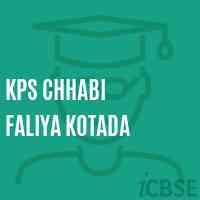 Kps Chhabi Faliya Kotada Primary School Logo