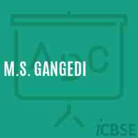 M.S. Gangedi Middle School Logo