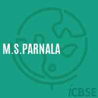 M.S.Parnala Middle School Logo