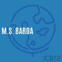 M.S. Barda Middle School Logo