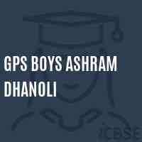 Gps Boys Ashram Dhanoli Primary School Logo