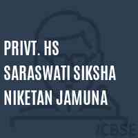 Privt. Hs Saraswati Siksha Niketan Jamuna Secondary School Logo