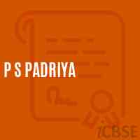 P S Padriya Primary School Logo