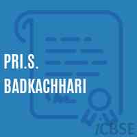 Pri.S. Badkachhari Primary School Logo
