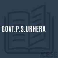 Govt.P.S.Urhera Primary School Logo