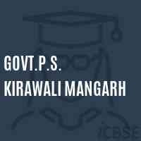 Govt.P.S. Kirawali Mangarh Primary School Logo