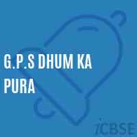 G.P.S Dhum Ka Pura Primary School Logo