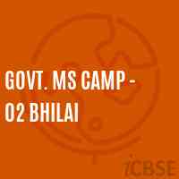 Govt. Ms Camp - 02 Bhilai Middle School Logo