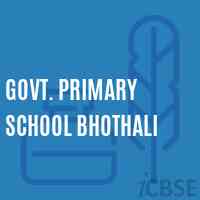 Govt. Primary School Bhothali Logo