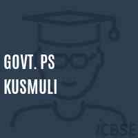 Govt. Ps Kusmuli Primary School Logo