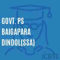 Govt. Ps Baigapara Dindol(Ssa) Primary School Logo