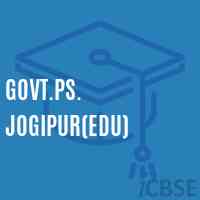 Govt.Ps. Jogipur(Edu) Primary School Logo