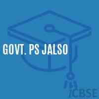 Govt. Ps Jalso Primary School Logo