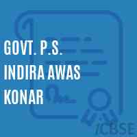Govt. P.S. Indira Awas Konar Primary School Logo