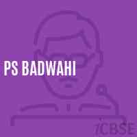 Ps Badwahi Primary School Logo