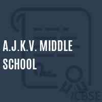 A.J.K.V. Middle School Logo