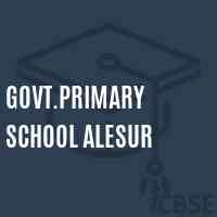 Govt.Primary School Alesur Logo