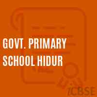Govt. Primary School Hidur Logo