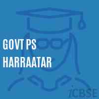Govt Ps Harraatar Primary School Logo