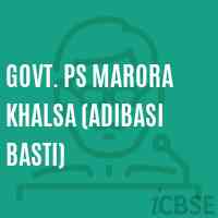 Govt. Ps Marora Khalsa (Adibasi Basti) Primary School Logo