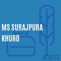 Ms Surajpura Khurd Middle School Logo