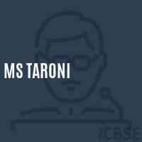 Ms Taroni Middle School Logo