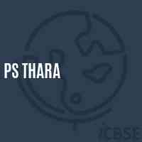 Ps Thara Primary School Logo