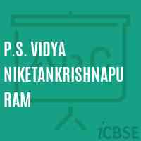P.S. Vidya Niketankrishnapuram Primary School Logo