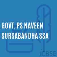 Govt. Ps Naveen Sursabandha Ssa Primary School Logo