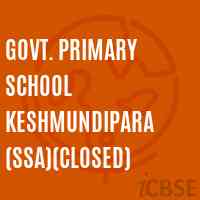 Govt. Primary School Keshmundipara (Ssa)(Closed) Logo