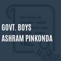 Govt. Boys Ashram Pinkonda Primary School Logo