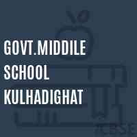 Govt.Middile School Kulhadighat Logo