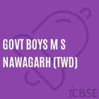 Govt Boys M S Nawagarh (Twd) Middle School Logo