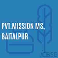 Pvt.Mission Ms, Baitalpur Middle School Logo