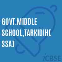 Govt.Middle School,Tarkidih[Ssa] Logo