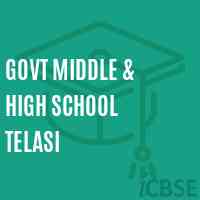 Govt Middle & High School Telasi Logo