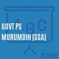 Govt Ps Murumdih (Ssa) Primary School Logo