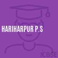 Hariharpur P.S Primary School Logo