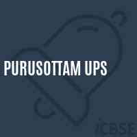 Purusottam Ups School Logo
