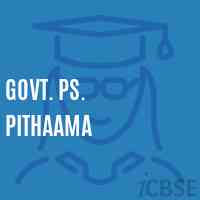 Govt. Ps. Pithaama Primary School Logo