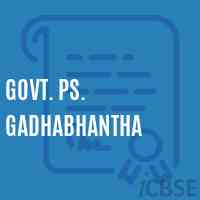 Govt. Ps. Gadhabhantha Primary School Logo